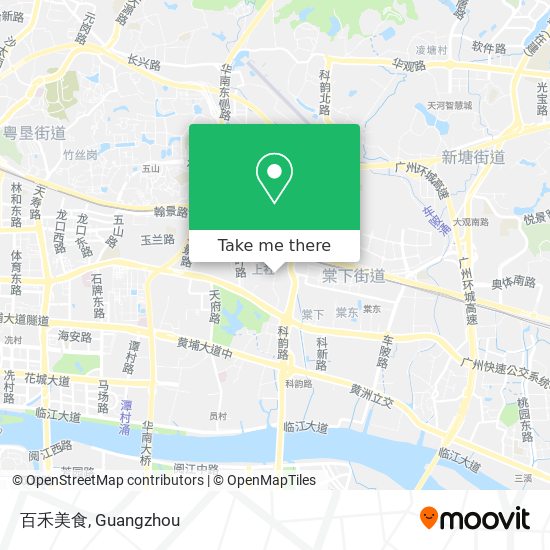 百禾美食 map