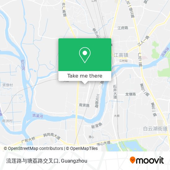 流莲路与塘荔路交叉口 map
