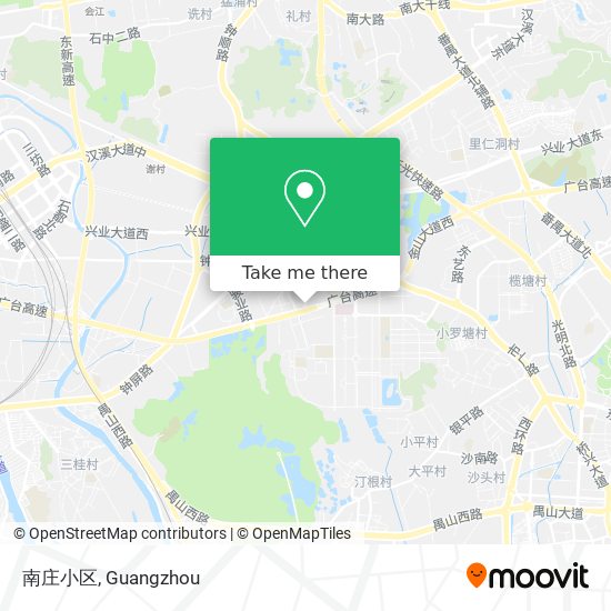 南庄小区 map