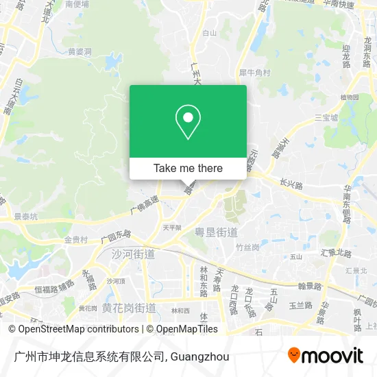 广州市坤龙信息系统有限公司 map