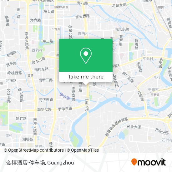 金禧酒店-停车场 map