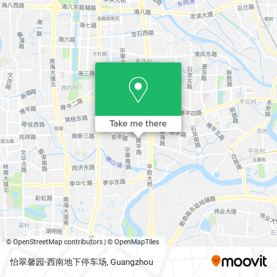 怡翠馨园-西南地下停车场 map