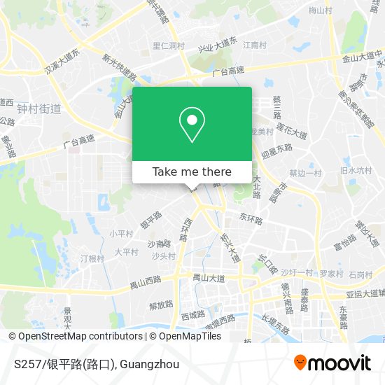 S257/银平路(路口) map