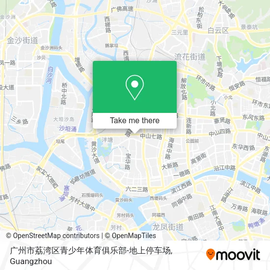 广州市荔湾区青少年体育俱乐部-地上停车场 map
