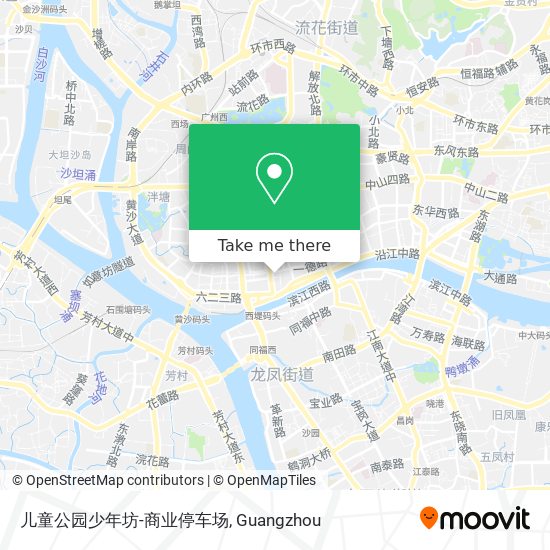 儿童公园少年坊-商业停车场 map