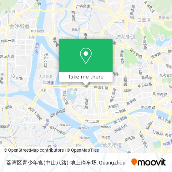 荔湾区青少年宫(中山八路)-地上停车场 map