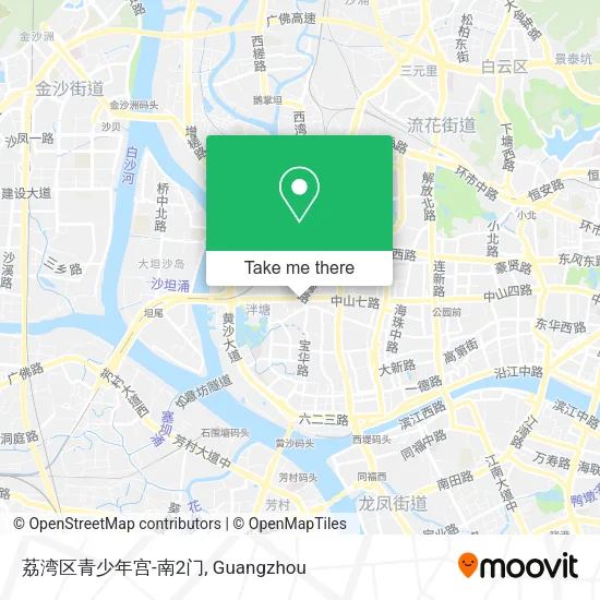 荔湾区青少年宫-南2门 map