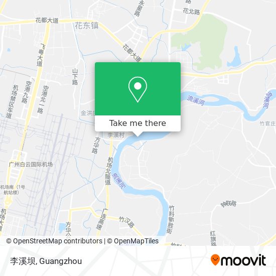 李溪坝 map