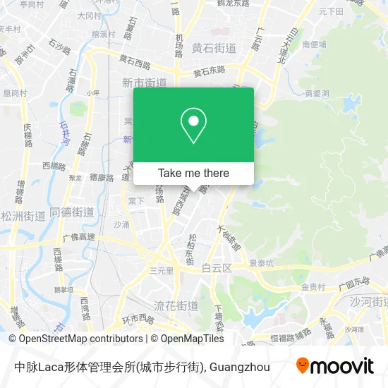 中脉Laca形体管理会所(城市步行街) map