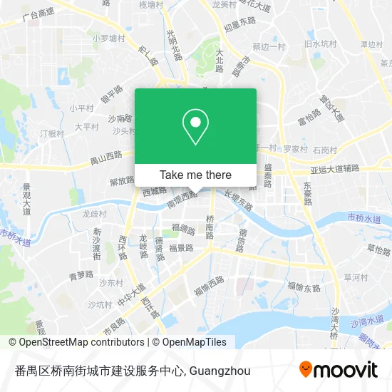 番禺区桥南街城市建设服务中心 map