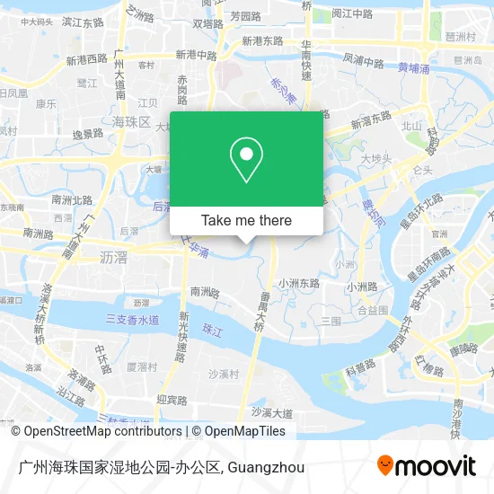 广州海珠国家湿地公园-办公区 map