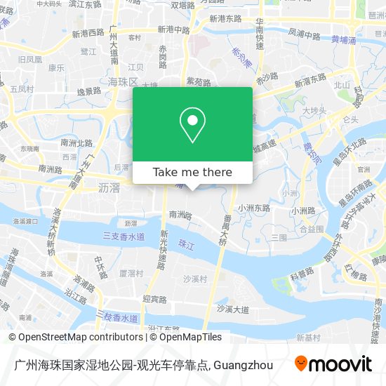广州海珠国家湿地公园-观光车停靠点 map
