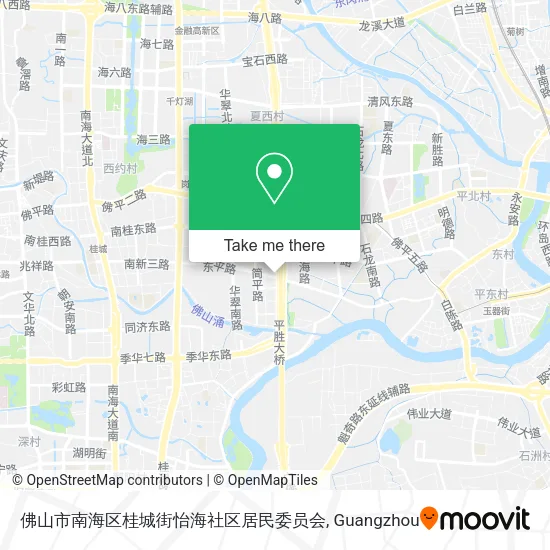佛山市南海区桂城街怡海社区居民委员会 map