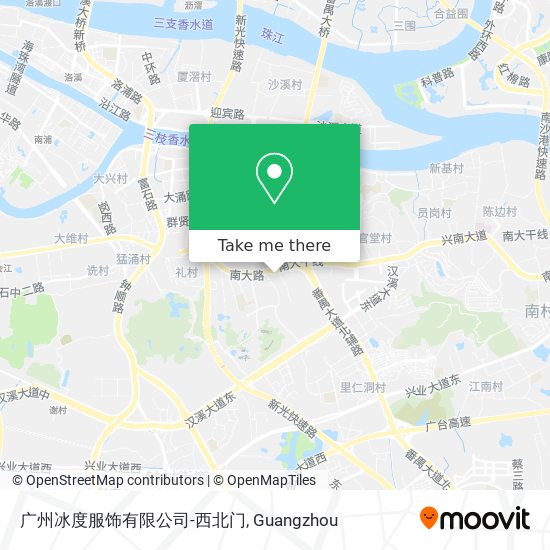 广州冰度服饰有限公司-西北门 map