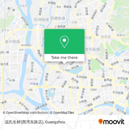 温氏生鲜(西湾东路店) map