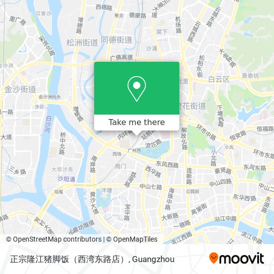 正宗隆江猪脚饭（西湾东路店） map