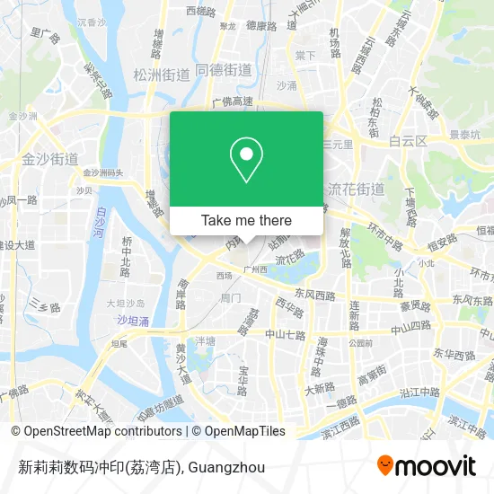 新莉莉数码冲印(荔湾店) map