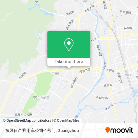 东风日产乘用车公司-1号门 map