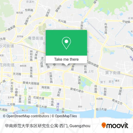 华南师范大学东区研究生公寓-西门 map
