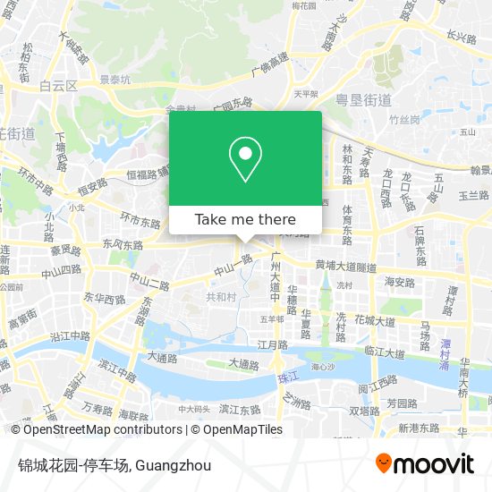 锦城花园-停车场 map