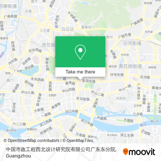中国市政工程西北设计研究院有限公司广东东分院 map
