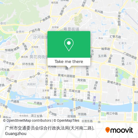 广州市交通委员会综合行政执法局(天河南二路) map