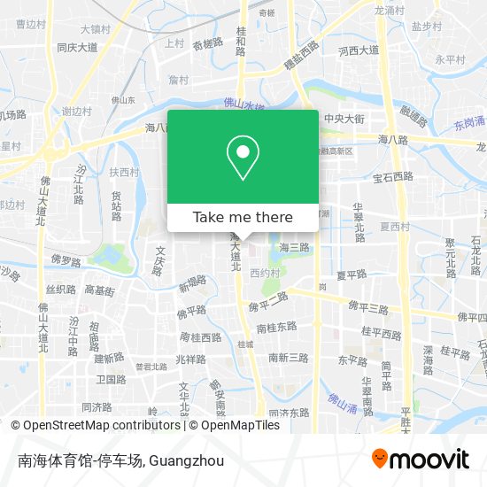 南海体育馆-停车场 map