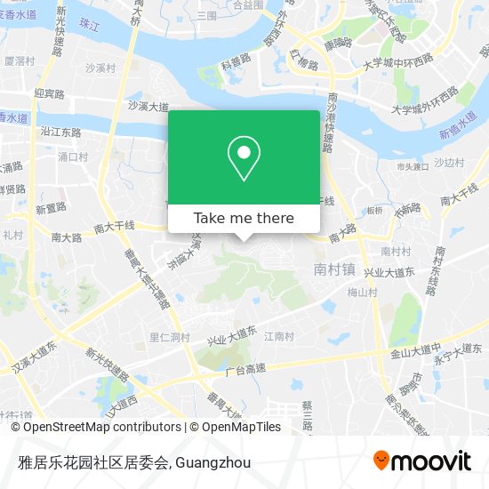 雅居乐花园社区居委会 map