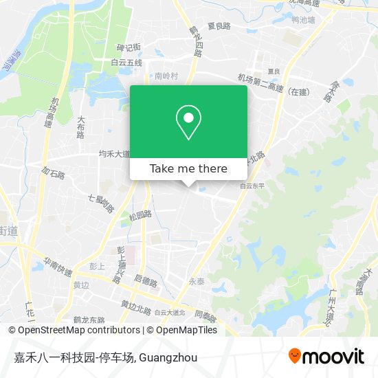 嘉禾八一科技园-停车场 map