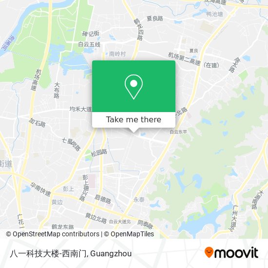 八一科技大楼-西南门 map