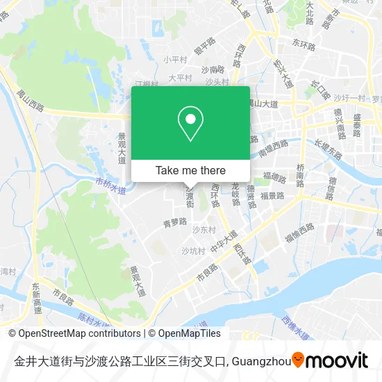 金井大道街与沙渡公路工业区三街交叉口 map