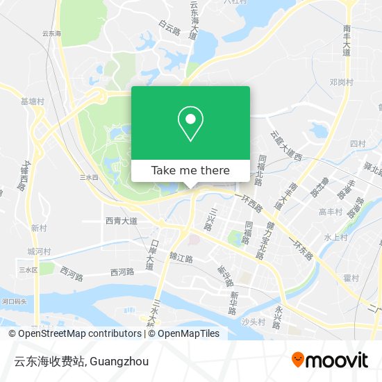 云东海收费站 map