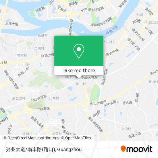 兴业大道/南丰路(路口) map
