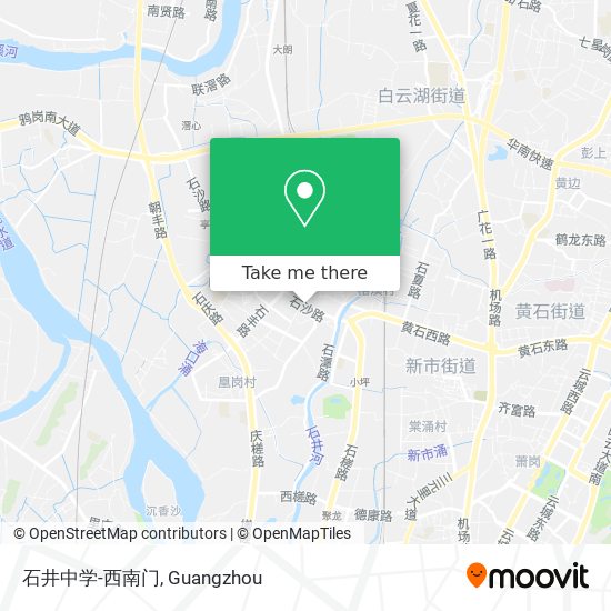石井中学-西南门 map