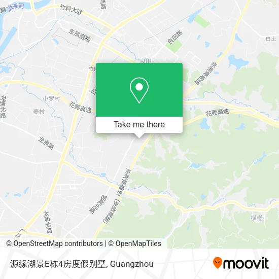 源缘湖景E栋4房度假别墅 map
