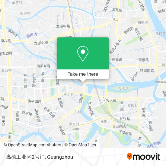 高德工业区2号门 map