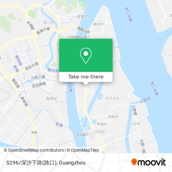 S296/深沙下路(路口) map