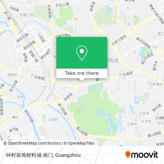 钟村装饰材料城-南门 map