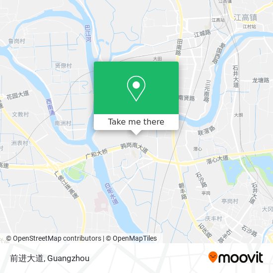 前进大道 map