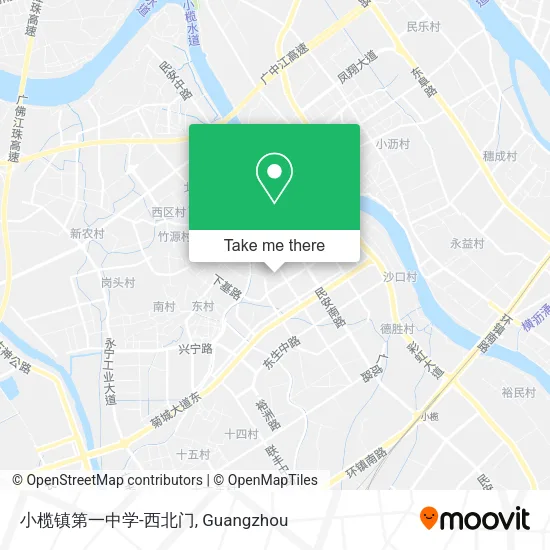 小榄镇第一中学-西北门 map
