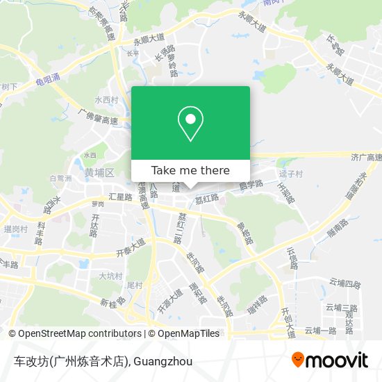 车改坊(广州炼音术店) map