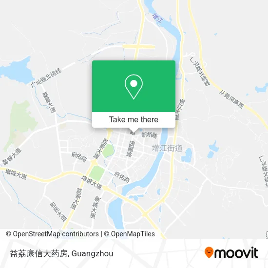 益荔康信大药房 map