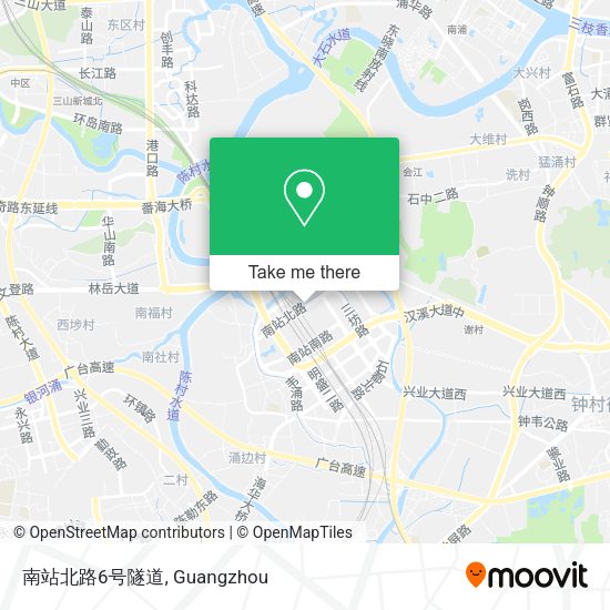 南站北路6号隧道 map
