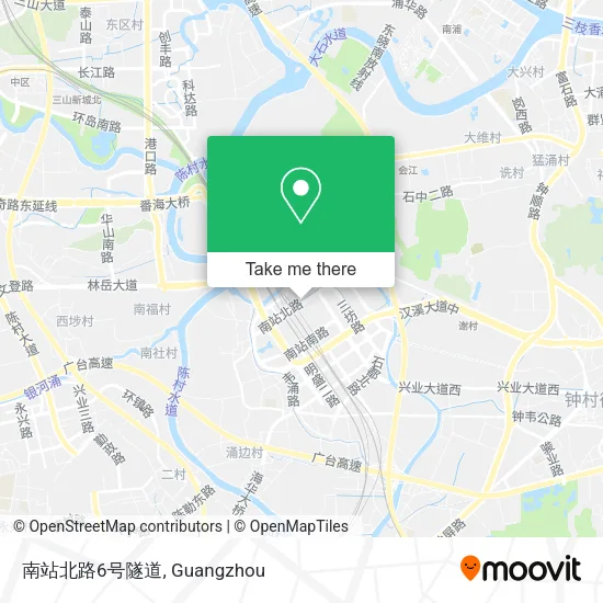 南站北路6号隧道 map