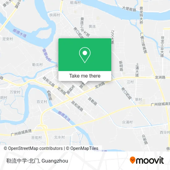 勒流中学-北门 map