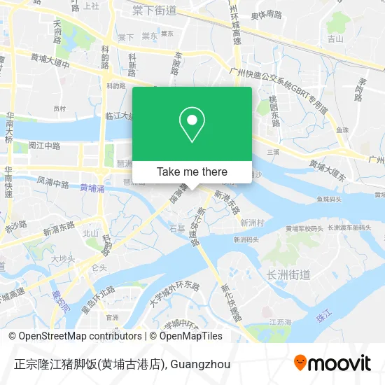 正宗隆江猪脚饭(黄埔古港店) map