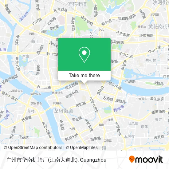 广州市华南机筛厂(江南大道北) map