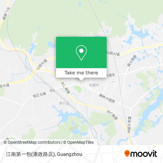 江南第一包(康政路店) map