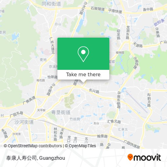泰康人寿公司 map