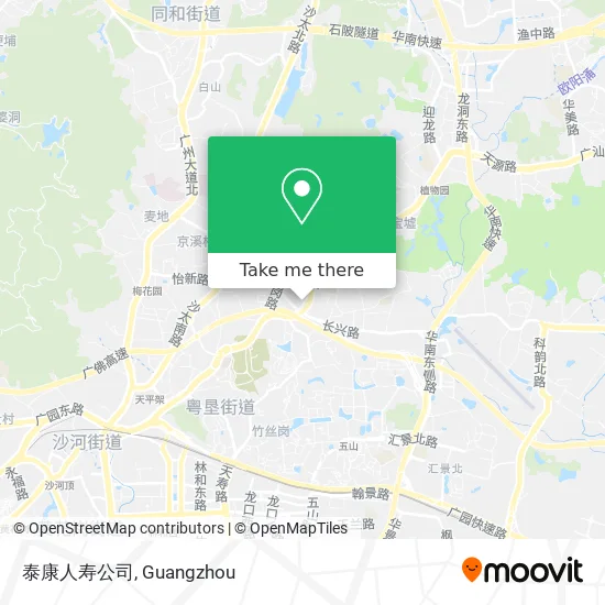 泰康人寿公司 map